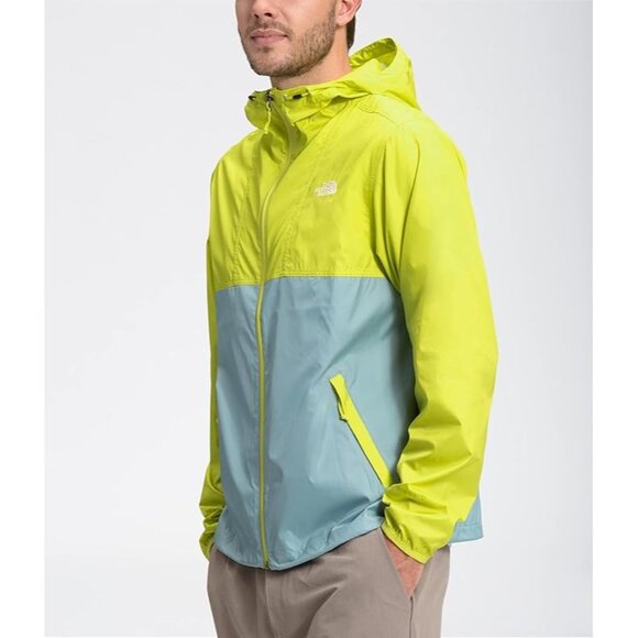 NWOT North Face Men's Cyclone 2.0 Hooded Jacket Sulphur Spring Green Size L 3161 - Picture 4 of 14